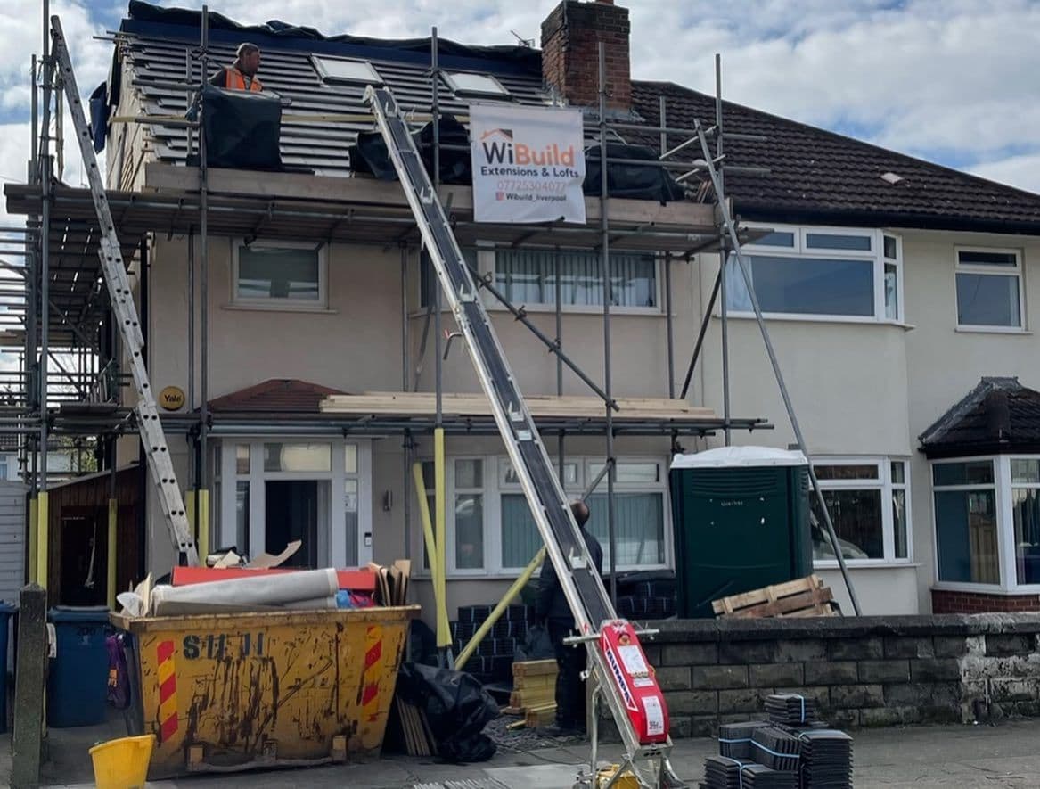 Extension construction in progress